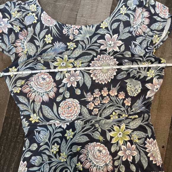 NWT LOFT Navy Floral Mini Dress MP - Picture 13 of 15